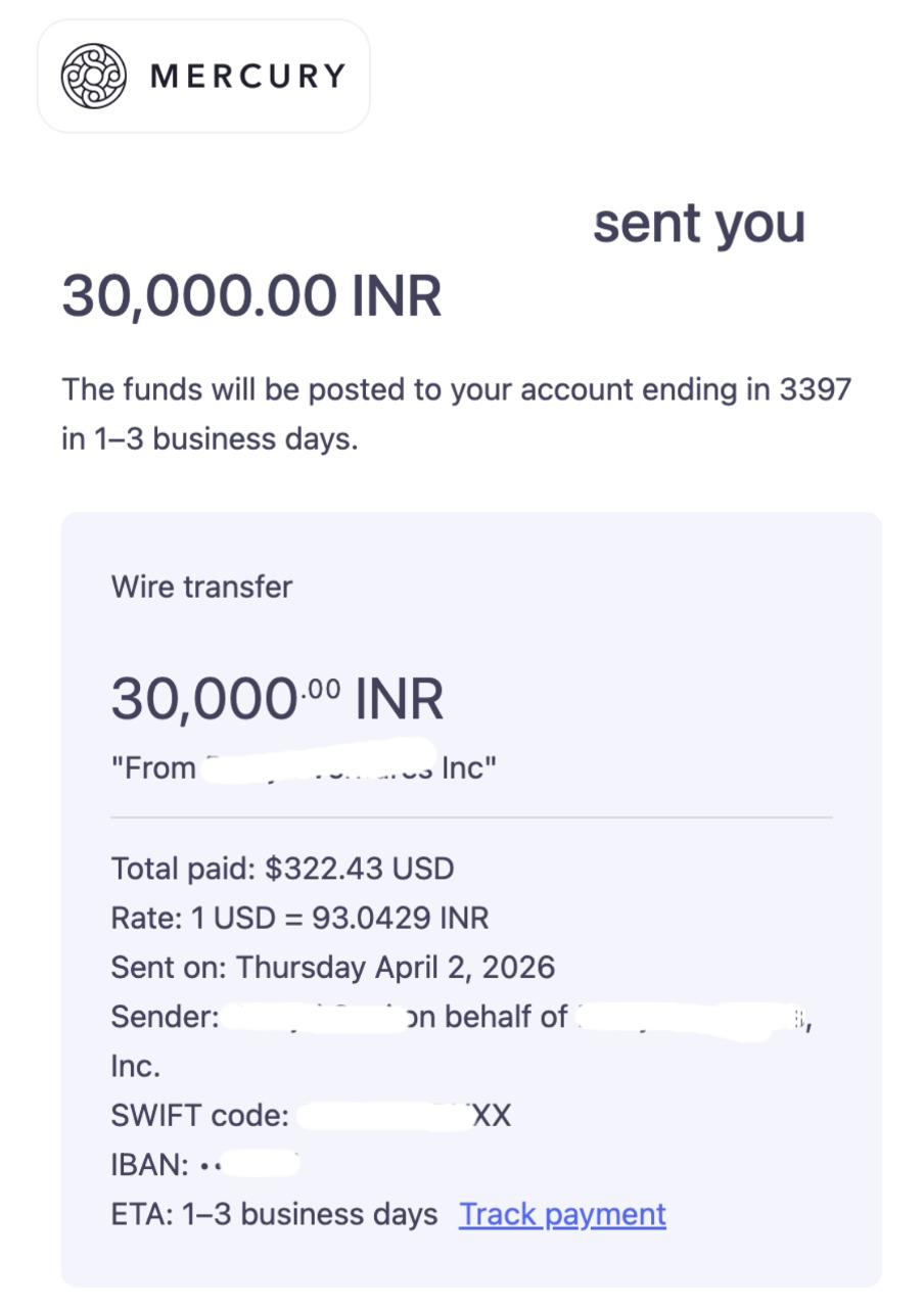 Creator payout proof